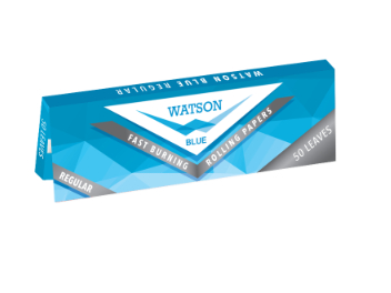 Бумага для самокруток WATSON Blue Regular 21г/м2 (50л/50шт)