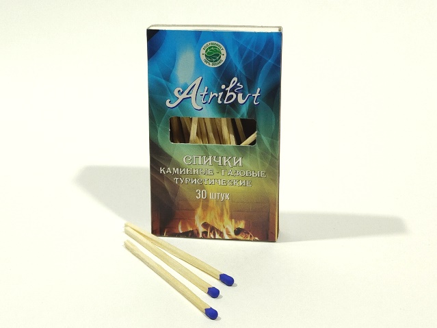Спички каминные Atribut (21см/30шт.)