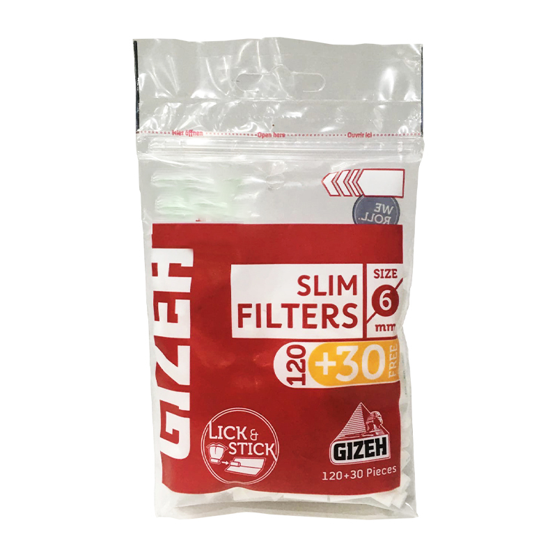 Фильтры cигаретные Gizeh Slim (120+30)