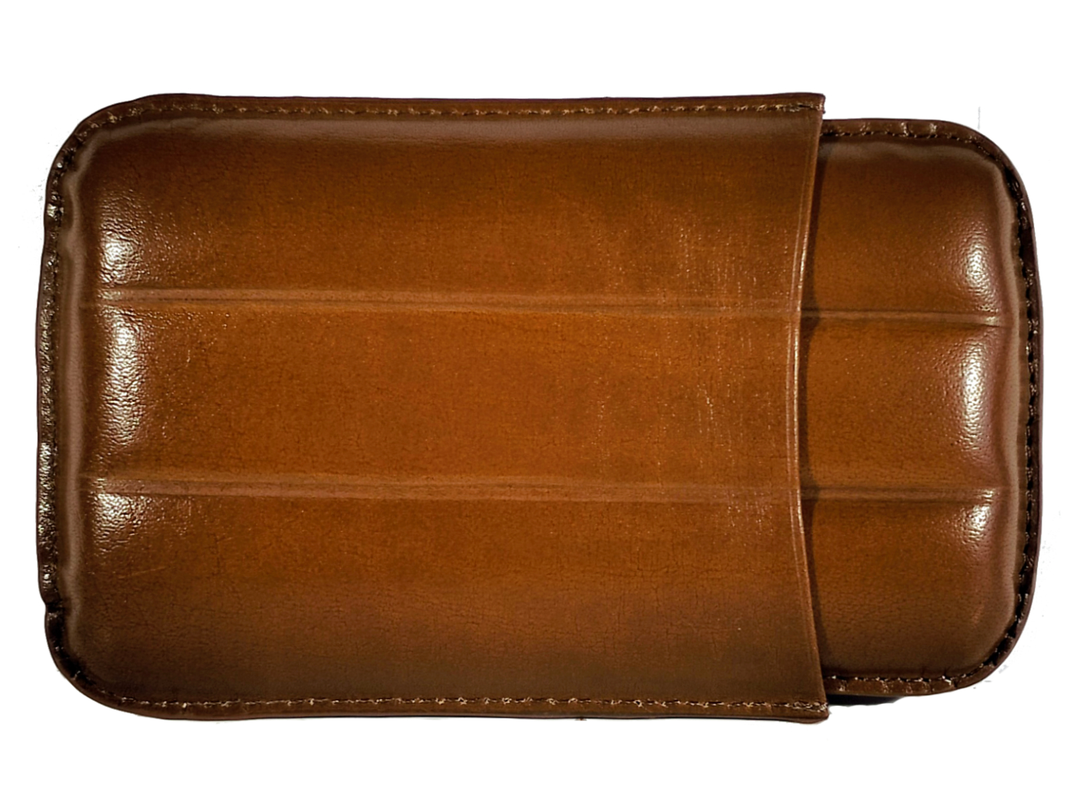 Футляр для 3 сигар robusto T105 cognac