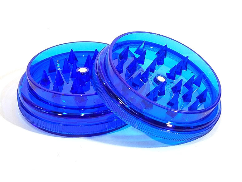 Гриндер пластик 3 части, 60мм, синий (DK-4021blue)