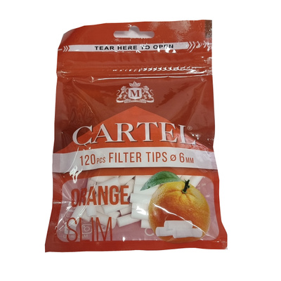 Фильтры cигаретные Cartel Slim 6мм (120) Orange