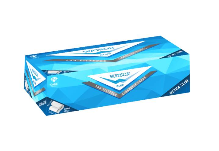 Гильзы WATSON 200 Ultra Slim Blue superlong (84*24*6.5)