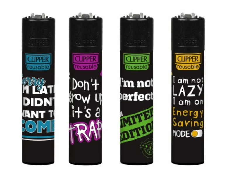 Зажигалка Clipper CP11 funny sayings 2 /смешные фразы *48