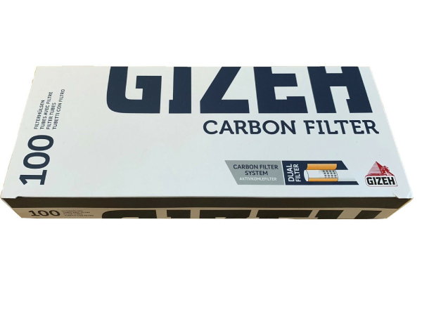 Гильзы Gizeh 100 Silver Tip carbon filter