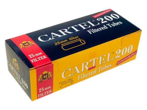 Гильзы Cartel 200 SuperLong Filter (25мм)