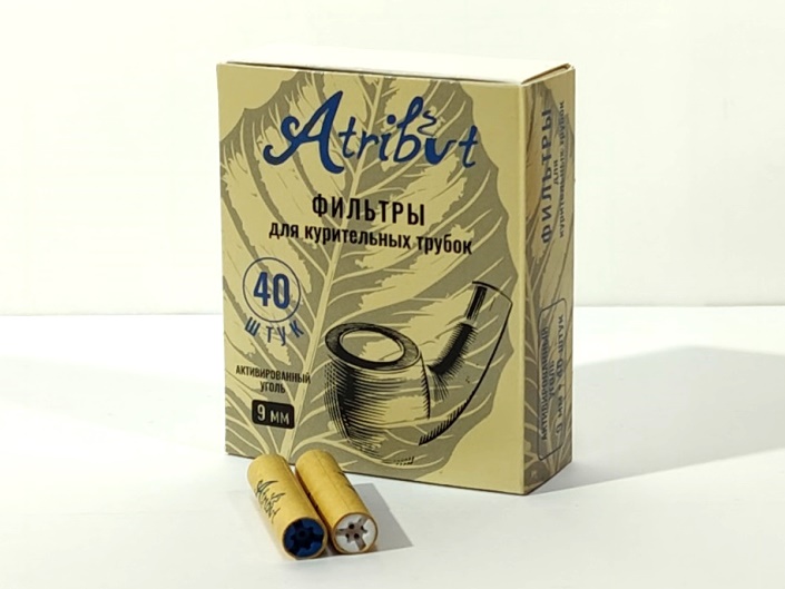 Фильтр для трубки Атрибут угольные 9мм (40)