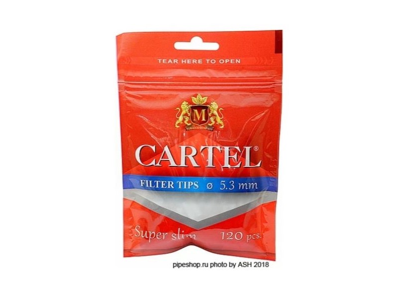 Фильтр cигаретный Cartel Super Slim  5,3 мм (120)