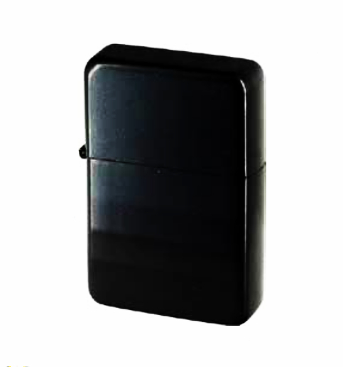 Зажигалка бензин под Зиппо черная матовая арт. 03003