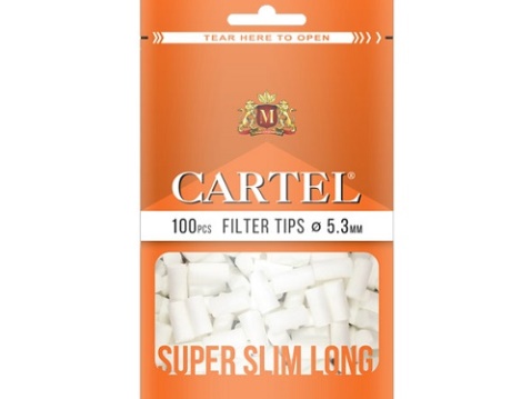 Фильтр cигаретный Cartel Super Slim Long 5,3 мм (100)