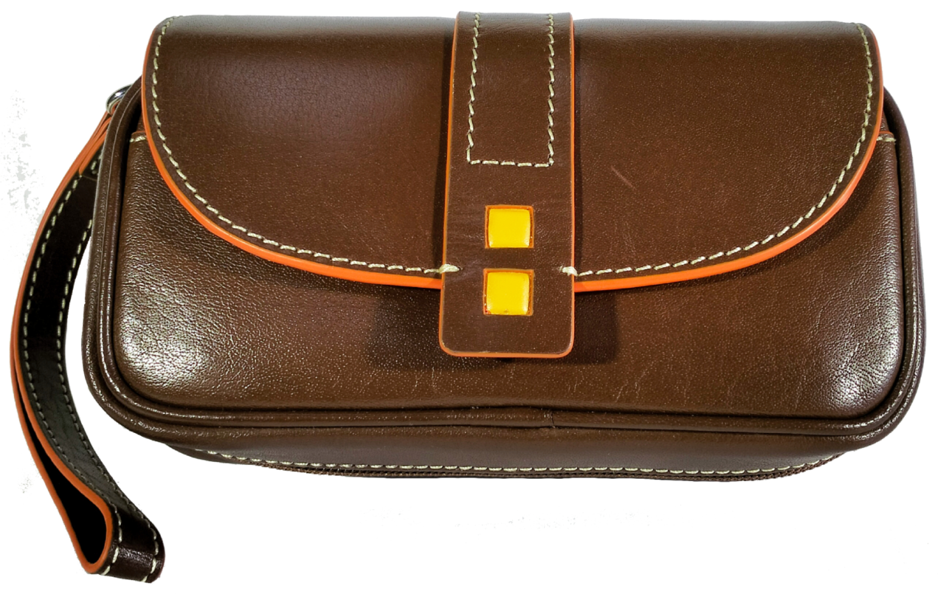 Сумка для 2 трубок и табака 414OE brown