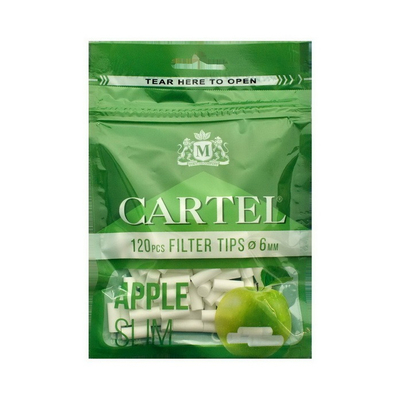 Фильтры cигаретные Cartel Slim 6мм (120) Apple