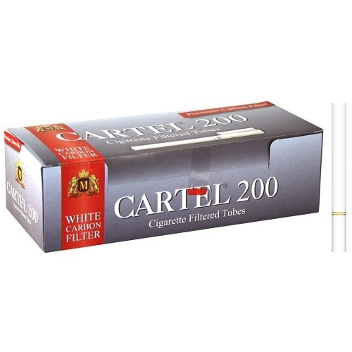 Гильзы Cartel 200 White Filter carbon