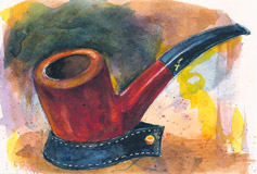 Savinelli Autograph - Aquarelle, Don Pierre