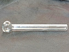Трубка курительная Атрибут стекло/10см "Шар" инд.кор. (HTr DA-009GP-55618) 
